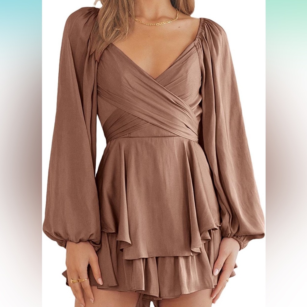 Ruffle Hem Romper